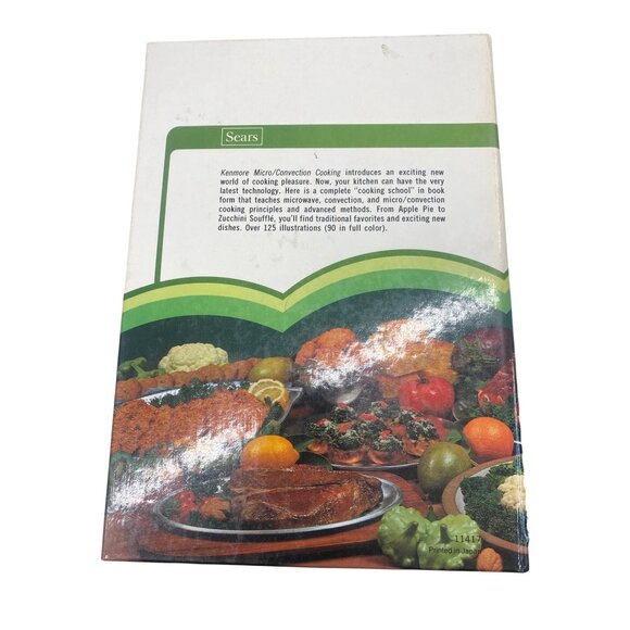 Kenmore Micro/Convection Cooking Cookbook 1981 Illustrated Spiral Bound - Picture 4 of 5